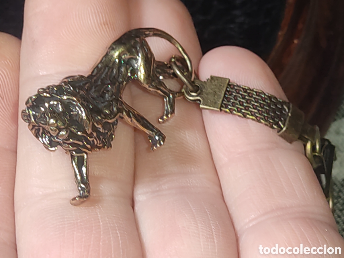 Coleccionismo de llaveros: Llavero le&oacute;n de bronce o lat&oacute;n. - Foto 4