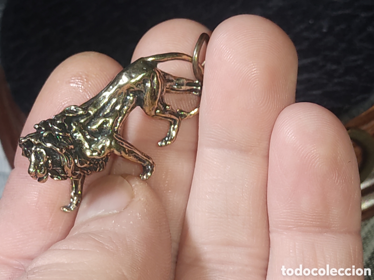 Coleccionismo de llaveros: Llavero le&oacute;n de bronce o lat&oacute;n. - Foto 5