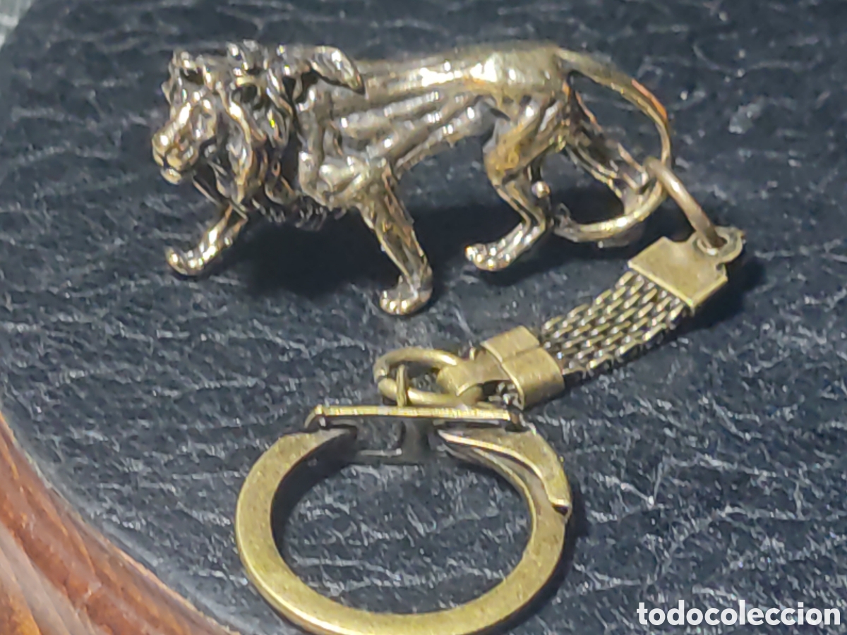 Coleccionismo de llaveros: Llavero le&oacute;n de bronce o lat&oacute;n. - Foto 1