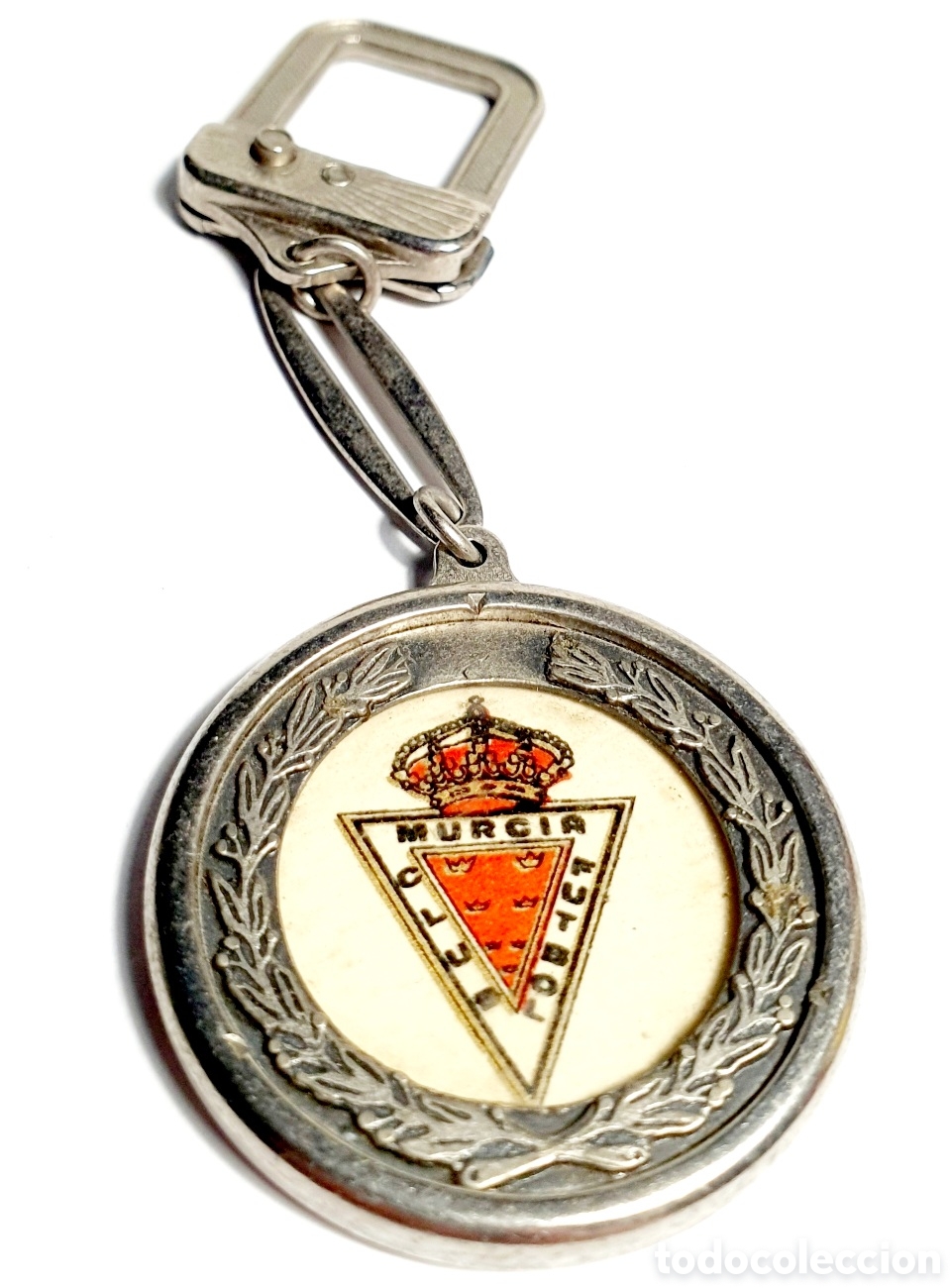 Coleccionismo de llaveros: LLAVERO DEL REAL MURCIA ORIGINAL DE LA &Eacute;POCA - Foto 2