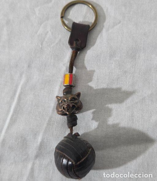 Coleccionismo de llaveros: Llavero de plata 925, bronce y cuero - Foto 4