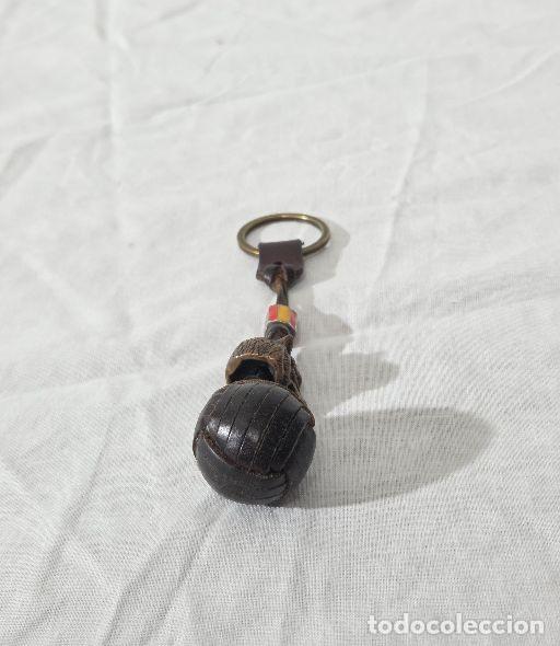 Coleccionismo de llaveros: Llavero de plata 925, bronce y cuero - Foto 8