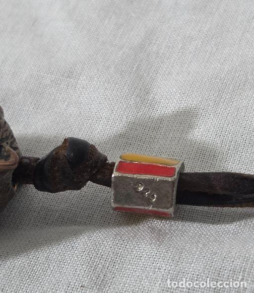Coleccionismo de llaveros: Llavero de plata 925, bronce y cuero - Foto 10