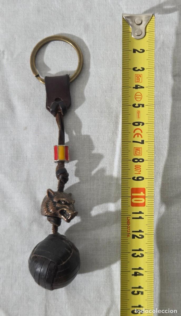 Coleccionismo de llaveros: Llavero de plata 925, bronce y cuero - Foto 11