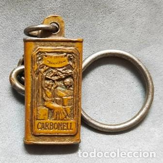 Sammlung von Schl&uuml;sselanh&auml;ngern: LLAVERO DE METAL ACEITE CARBONELL - LLAV-28862 - B-1105