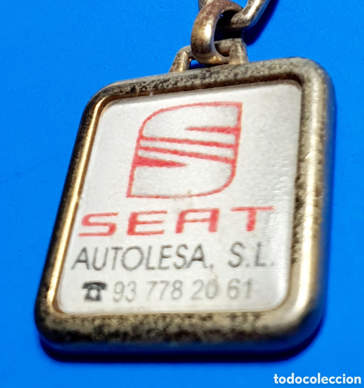 Coleccionismo de llaveros: LLAVERO SEAT ORIGINAL DE LA &Eacute;POCA - Foto 1