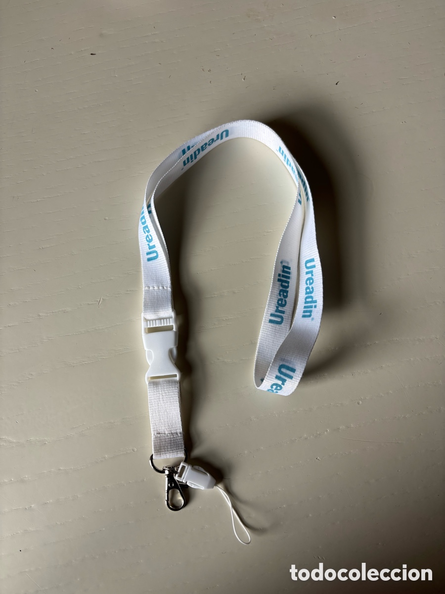 Coleccionismo de llaveros: Lanyard publicidad Ureadin - Foto 1