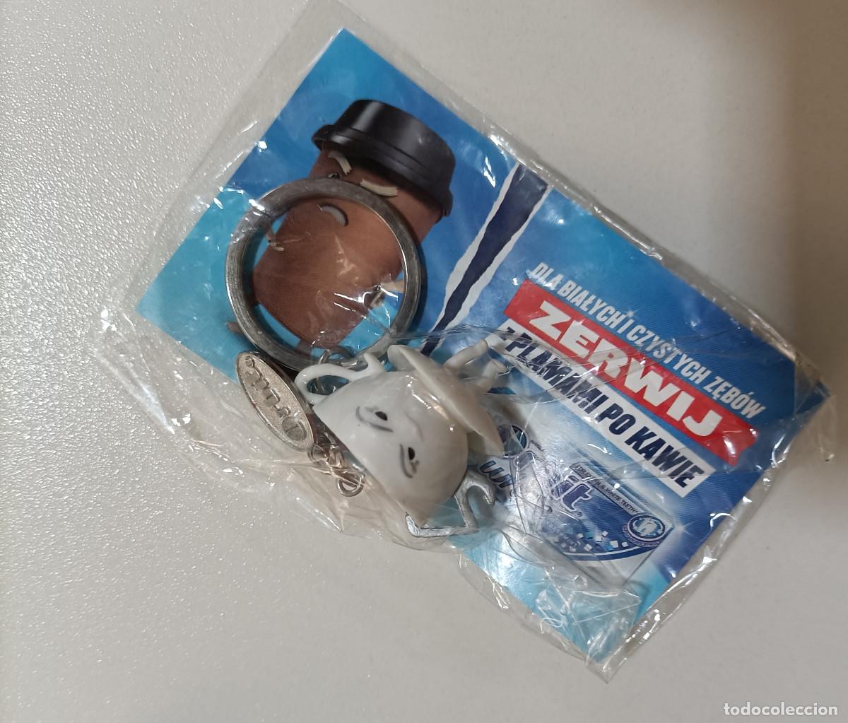 Collezionismo di Portachiavi: orbit colgante promocional llavero comida publicitario publicidad promo cafe taza tacita pvc goma