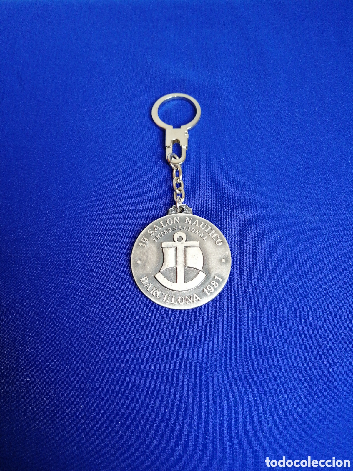 Colecionismo de porta-chaves: 19 SAL&Oacute;N NAUTICO INTERNACIONAL - BARCELONA 1981 LLAVERO ANTIGUO- 19th International Boat Show