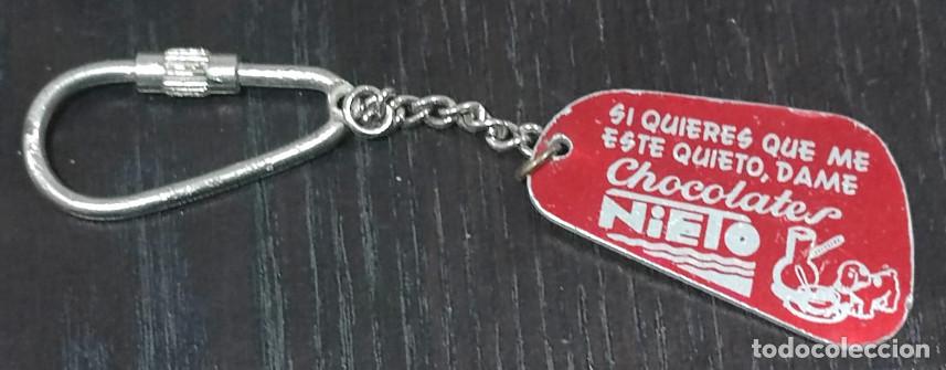 Coleccionismo de llaveros: ANTIGUO LLAVERO, CHOCOLATES NIETO - Foto 1