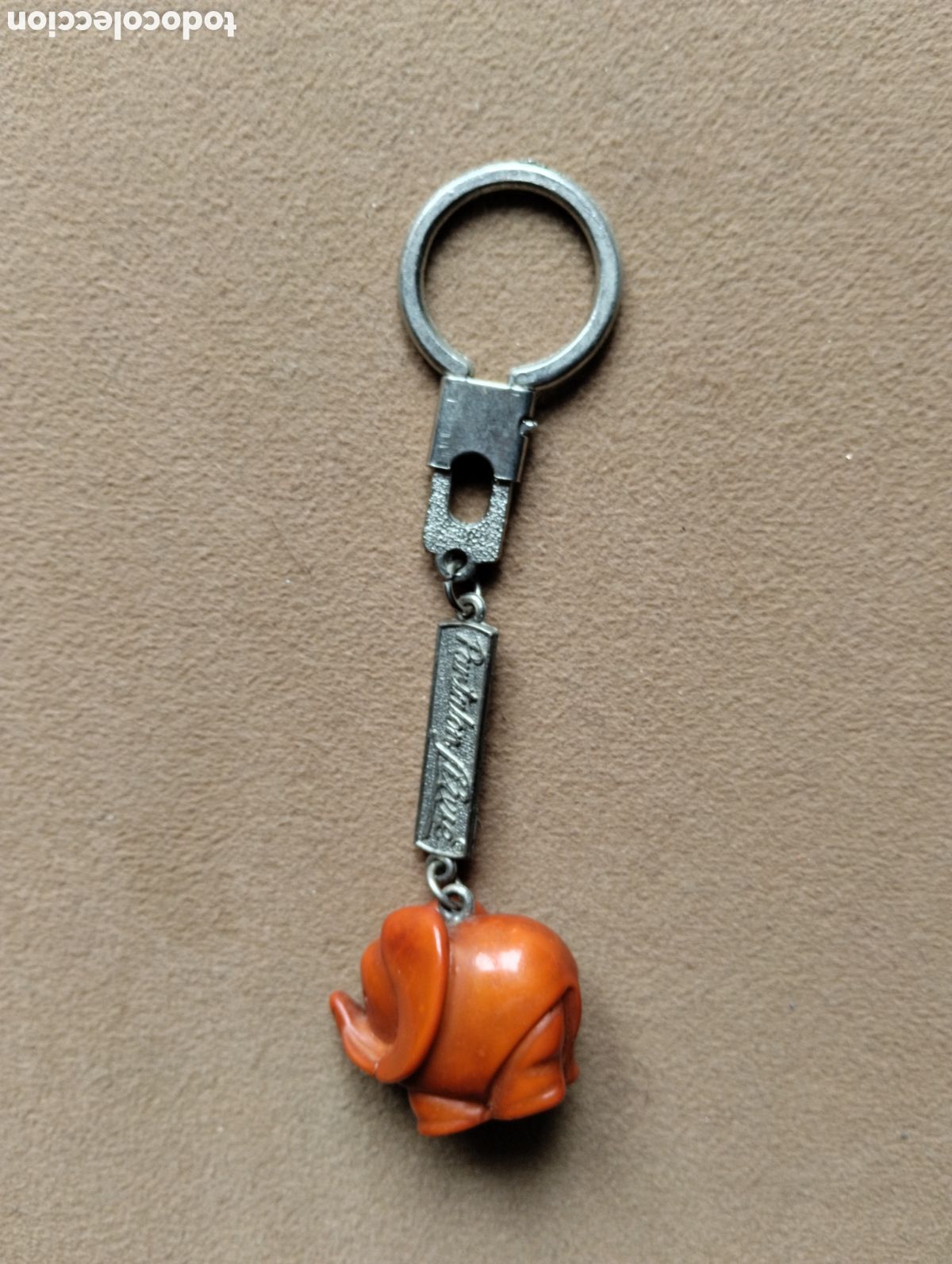 Coleccionismo de llaveros: Llavero antiguo elefante