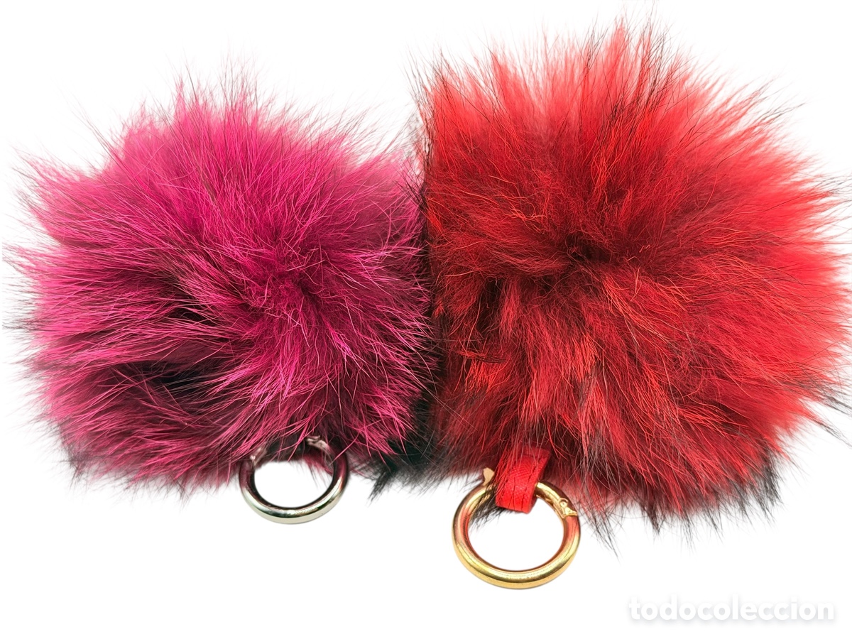 Sammlung von Schl&uuml;sselanh&auml;ngern: Llaveros Cola de Conejo Tintadas