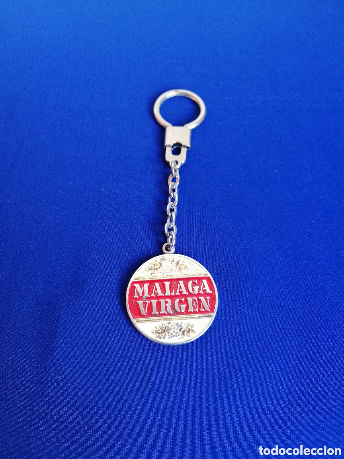 Coleccionismo de llaveros: MALAGA VIRGEN - L&Oacute;PEZ HERMANOS S. A. VINO LLAVERO PUBLICIDAD ANTIGUO