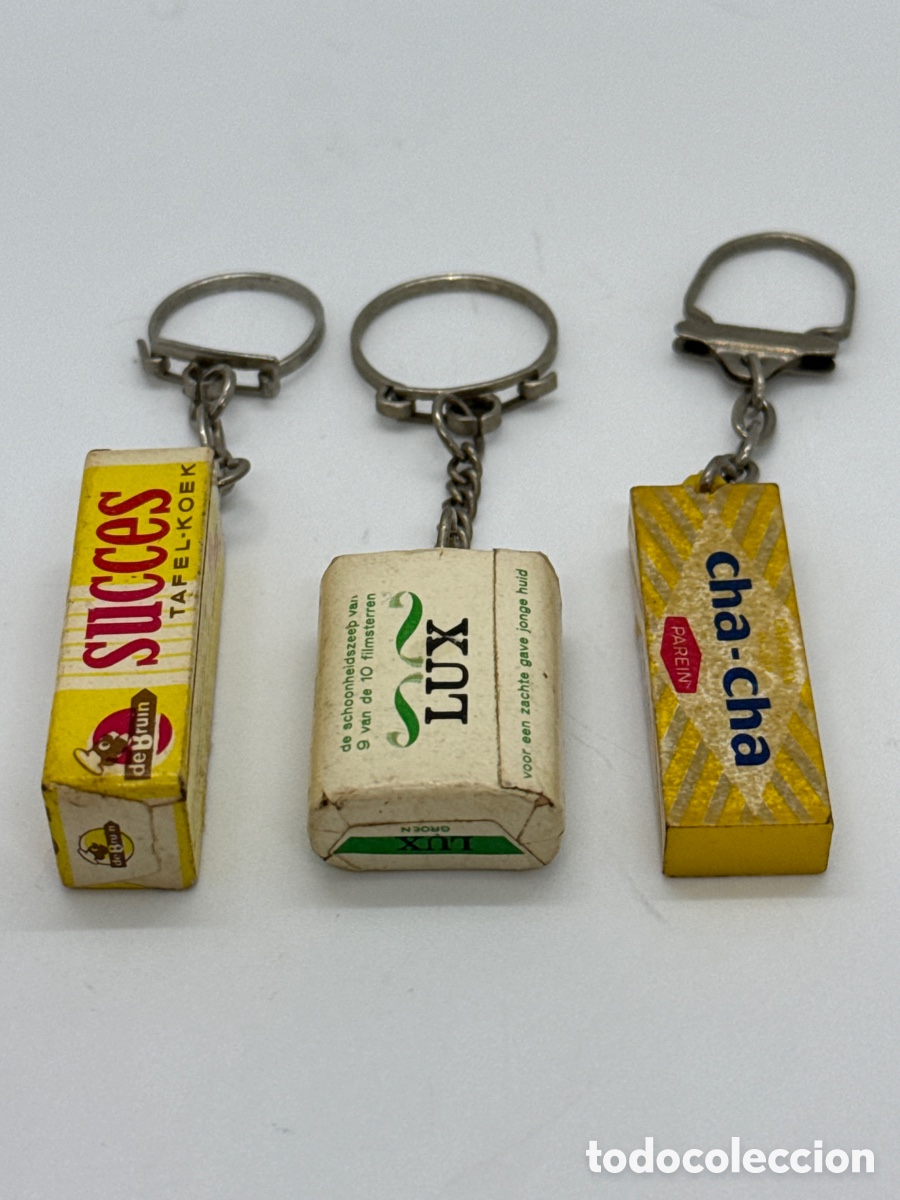 Collectionnisme de portes-cl&eacute;s: Lote de llaveros antiguos