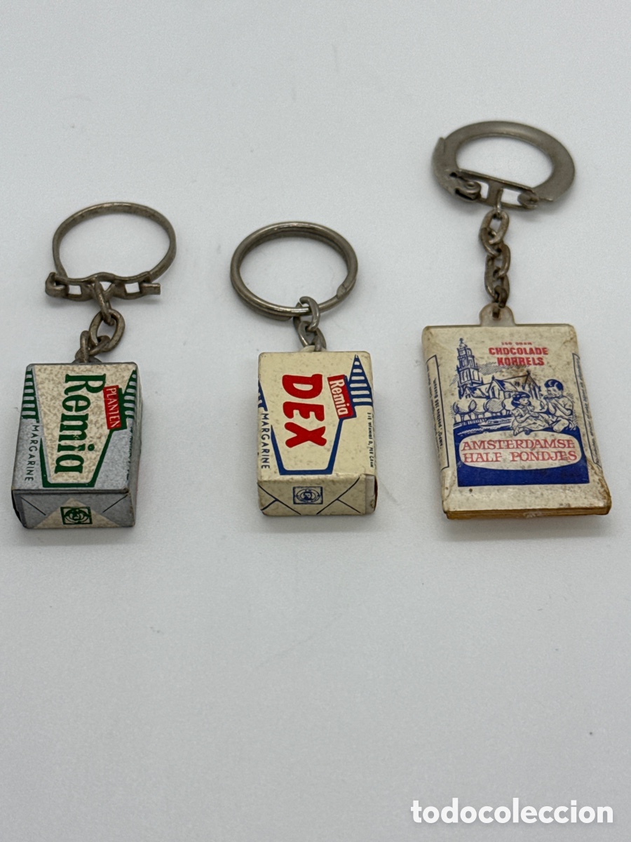 Collectionnisme de portes-cl&eacute;s: Lote de llaveros antiguos