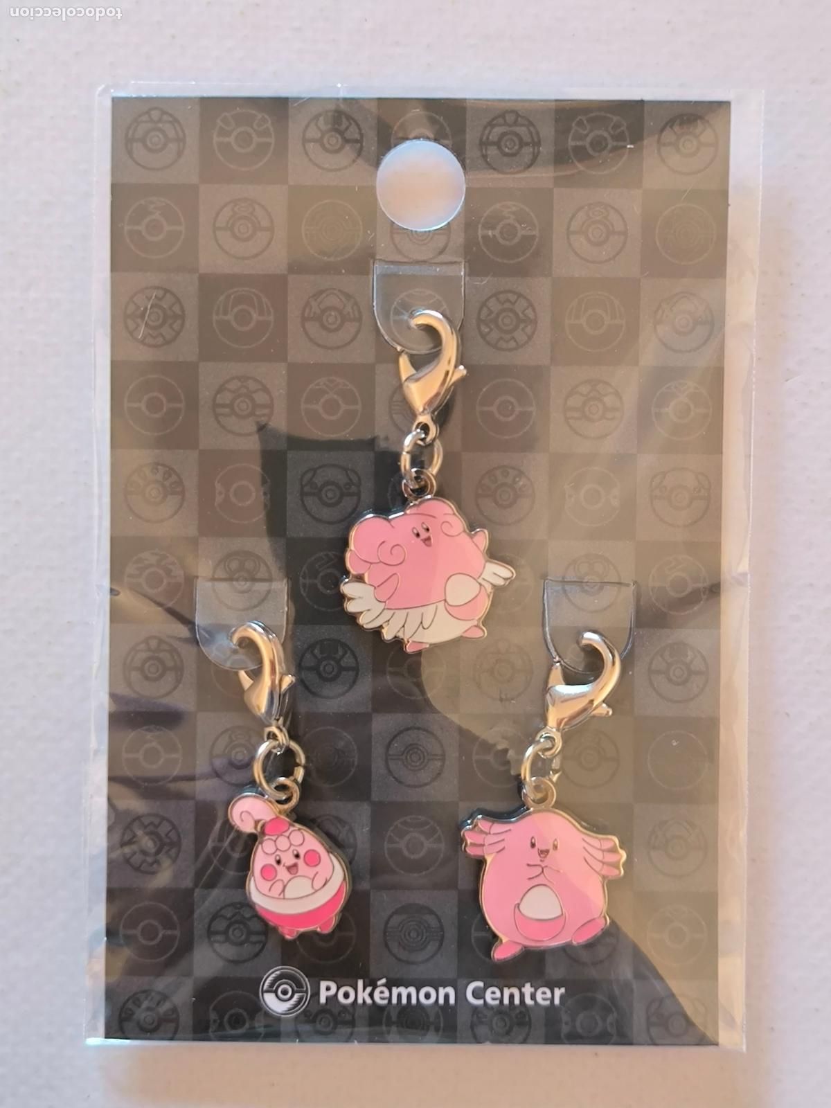 Coleccionismo de llaveros: LLAVEROS POKEMON CENTER - CHANSEY, BLISSEY Y HAPPINY - # 113, # 242 Y # 440 - METAL CHARM (&Ntilde;7Cw)