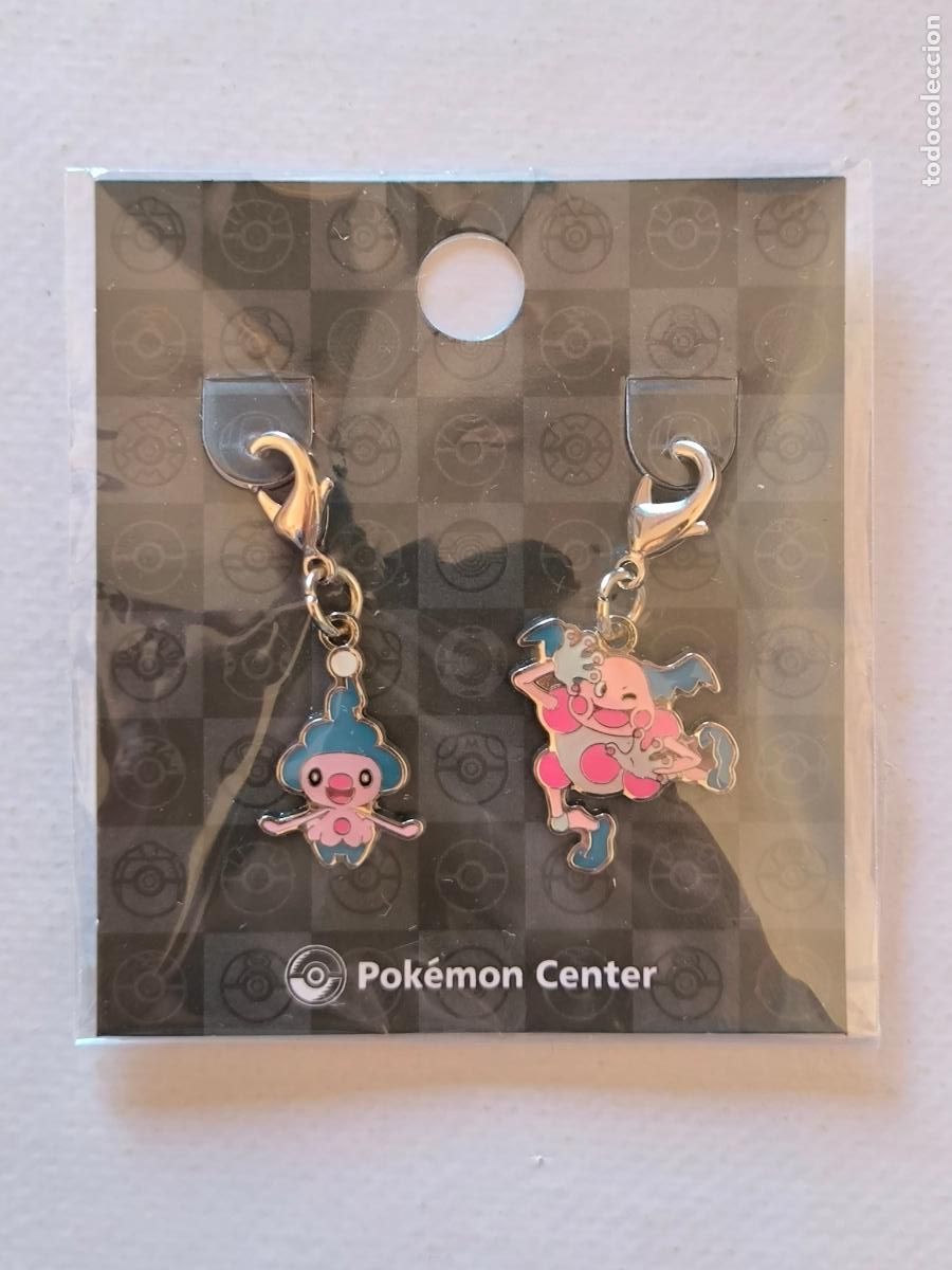 Coleccionismo de llaveros: LLAVEROS POKEMON CENTER - MR. MIME Y MIME JR. - # 122 Y # 439 - METAL CHARM (&Ntilde;7Cw)