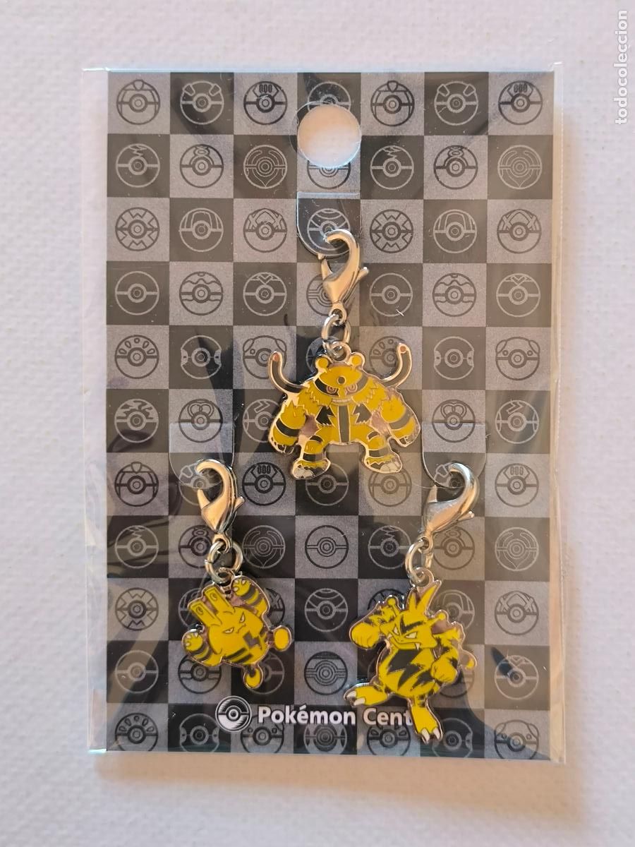 Coleccionismo de llaveros: LLAVEROS POKEMON CENTER - ELECTABUZZ, ELEKID Y ELECTIVIRE - # 125, # 239 Y # 466 (&Ntilde;7Cw)