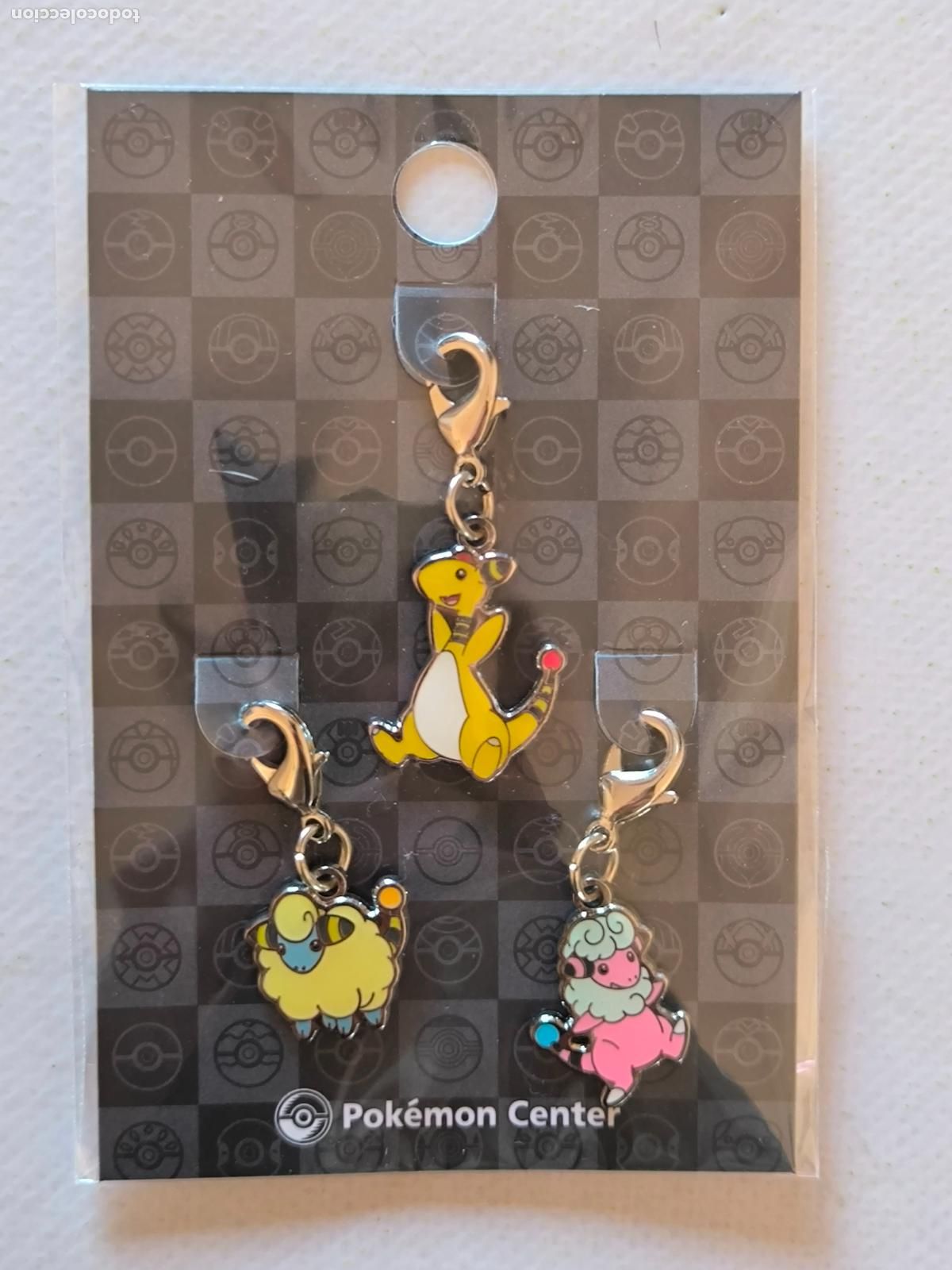Coleccionismo de llaveros: LLAVEROS POKEMON CENTER - MAREEP, FLAAFFY Y AMPHAROS - # 179, # 180 Y # 181 (&Ntilde;7Cw)