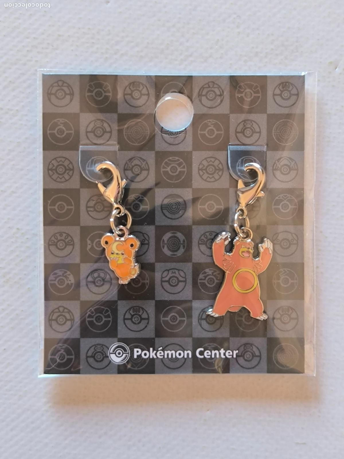 Coleccionismo de llaveros: LLAVEROS POKEMON CENTER - TEDDIURSA Y URSARING - # 216 Y # 217 - METAL CHARM (&Ntilde;7Dw)