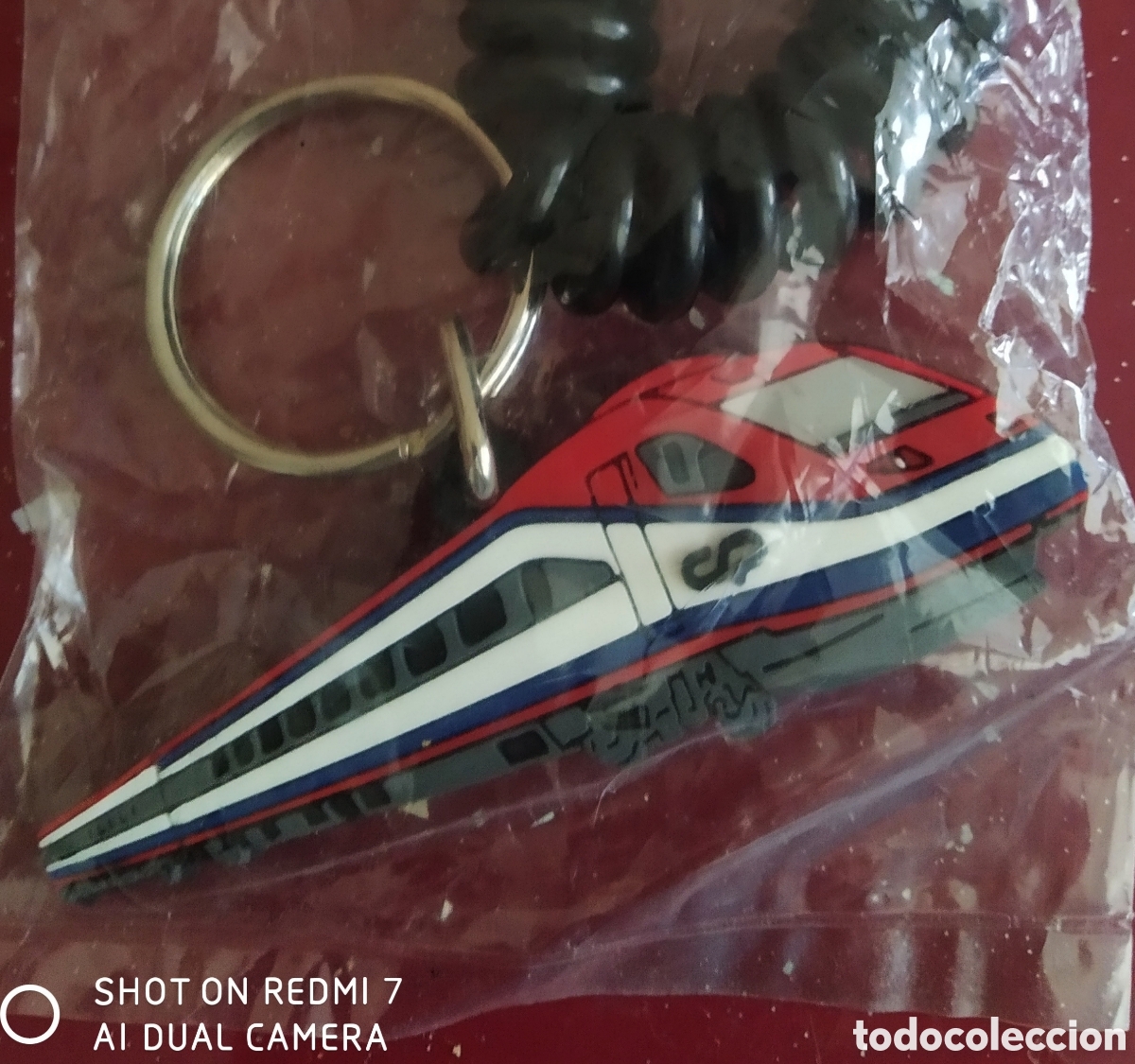 Coleccionismo de llaveros: Colgante llavero tren alfa, alta velocidad ferrocarriles portugueses Alta velocidad portuguesa CP