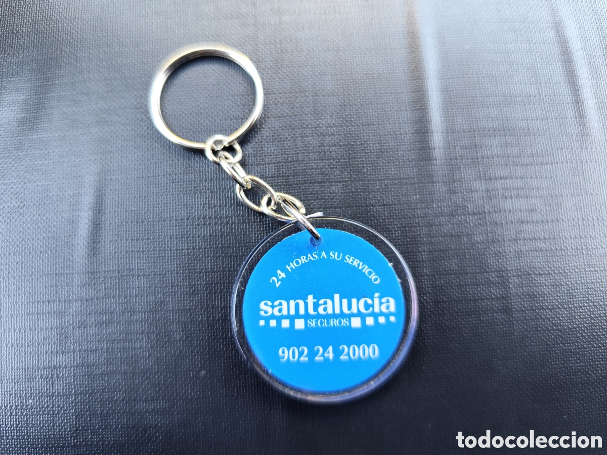 Coleccionismo de llaveros: Llavero Publicitario Seguros Santa Lucia
