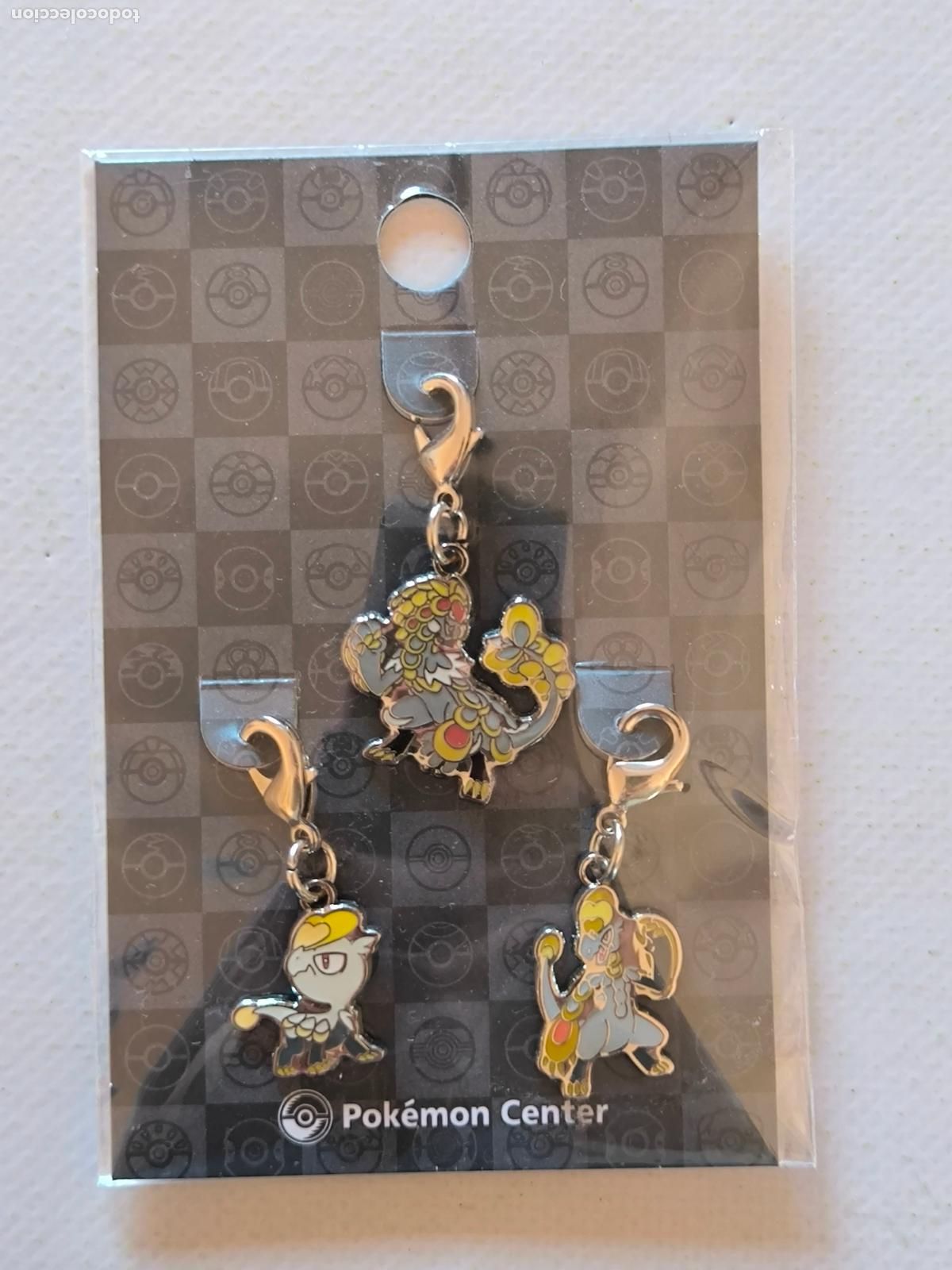Coleccionismo de llaveros: LLAVEROS POKEMON CENTER - JANGMO-O, HAKAMO-O Y KOMMO-O # 782, # 783 Y # 784 - METAL CHARM (&Ntilde;7Dw)