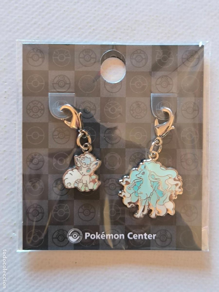 Coleccionismo de llaveros: LLAVEROS POKEMON CENTER - VULPIX Y NINETALES DE ALOLA - # 37 Y # 38 - METAL CHARM (&Ntilde;7Dw)
