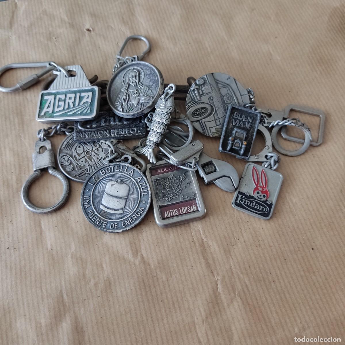 Coleccionismo de llaveros: 12 Llaveros metalicos - Foto 1