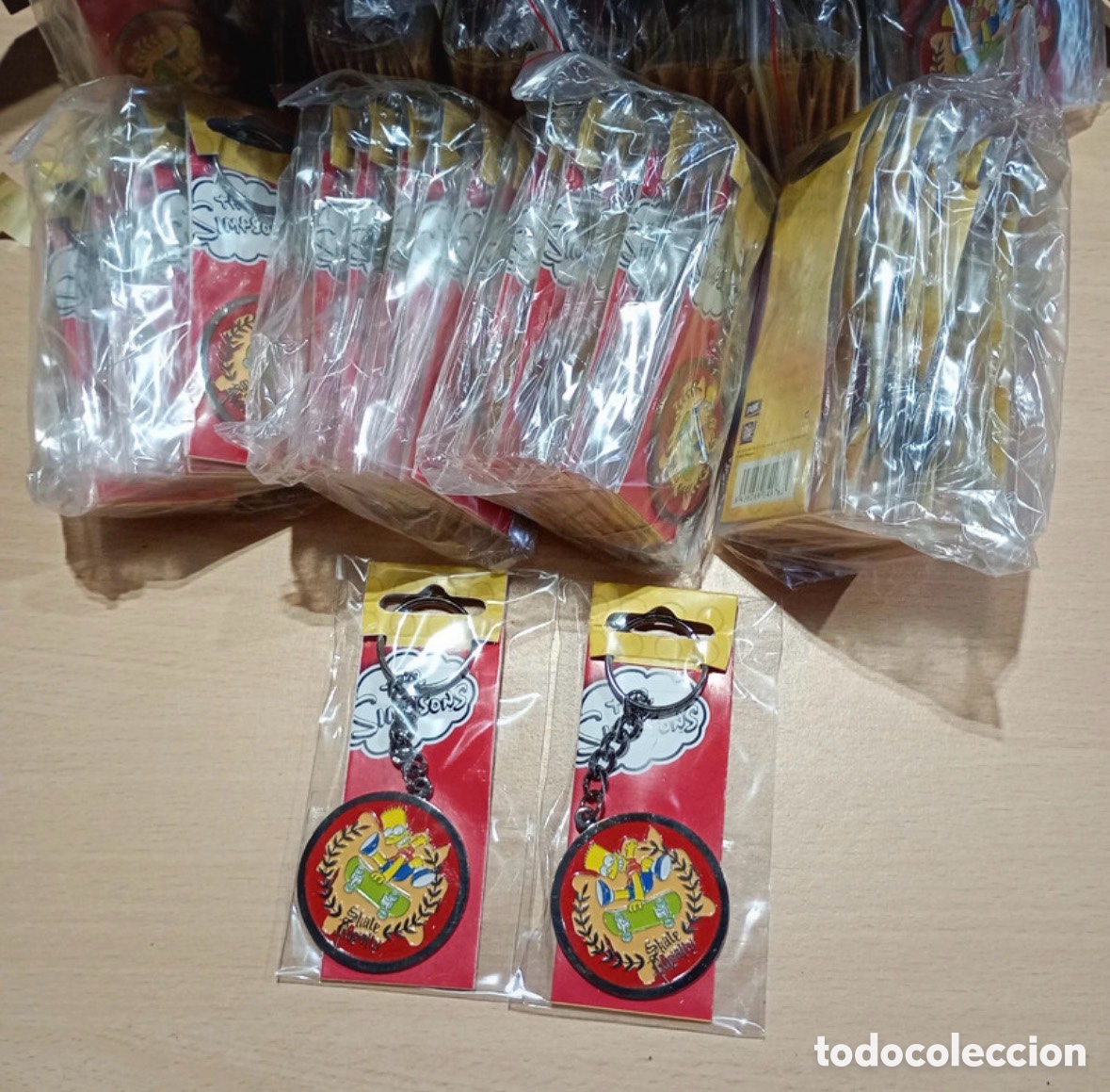 Coleccionismo de llaveros: Lote 10 llaveros Bart Simpson (producto oficial FOX)