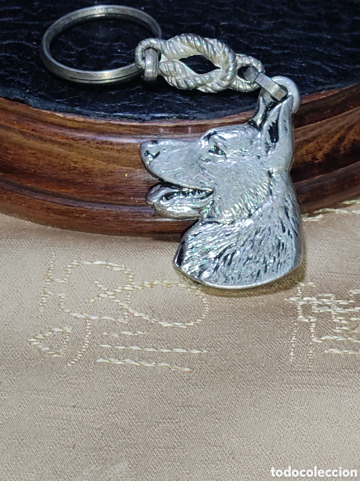 Coleccionismo de llaveros: Llavero perro pastor Alem&aacute;n.