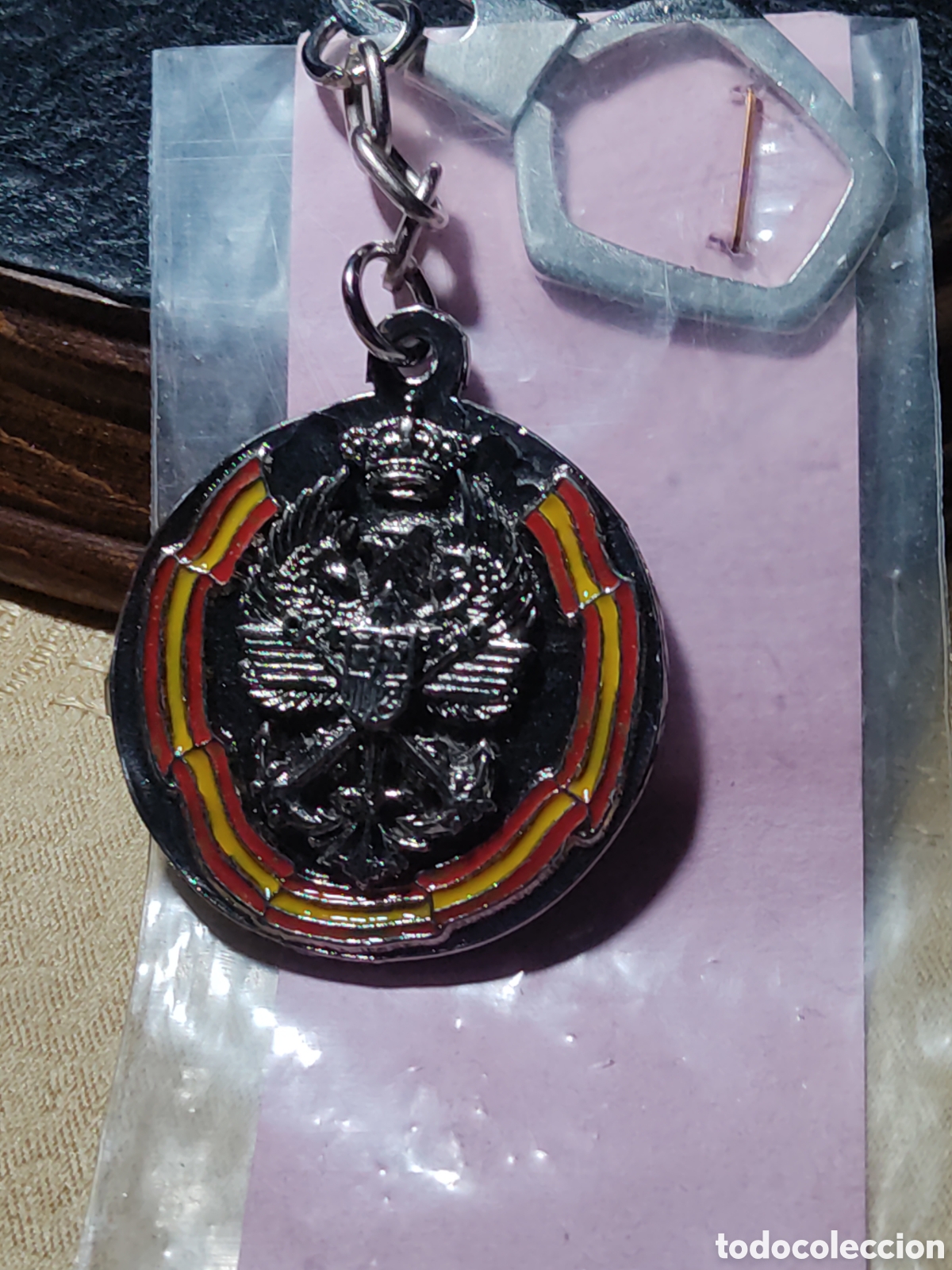 Coleccionismo de llaveros: Llavero de Espa&ntilde;a d&iacute;a de la Fas & Zaragoza.A&ntilde;o 1982