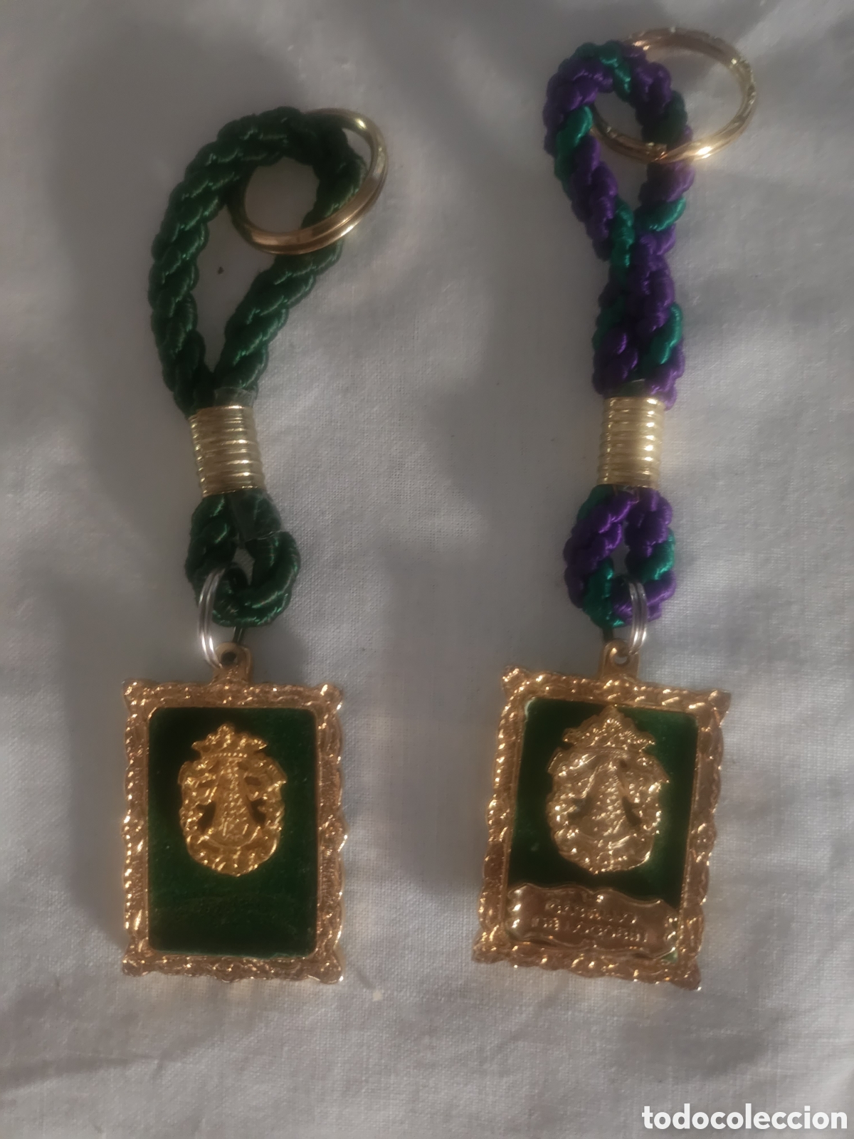 Coleccionismo de llaveros: 2 llaveros Castillo de Locob&iacute;n