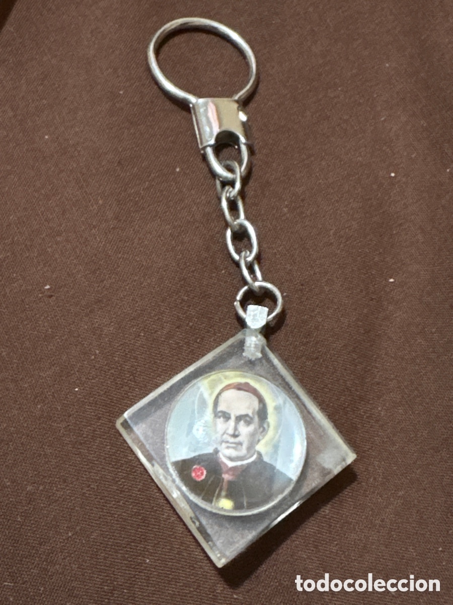 Coleccionismo de llaveros: LLAVERO CON RELIQUIA SAN ANTONIO MAR&Iacute;A CLARET