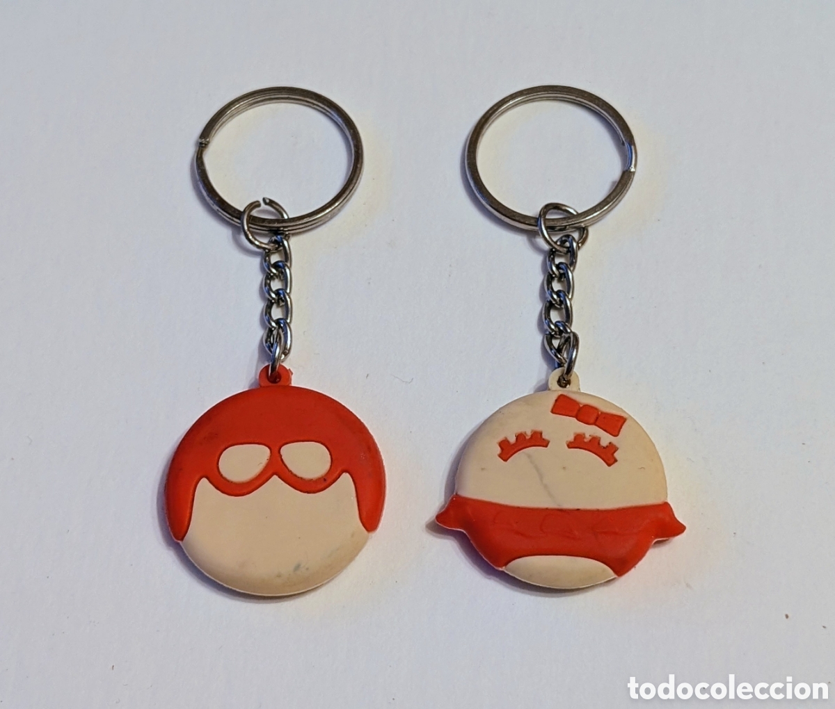 Coleccionismo de llaveros: Pareja de llaveros Babybel