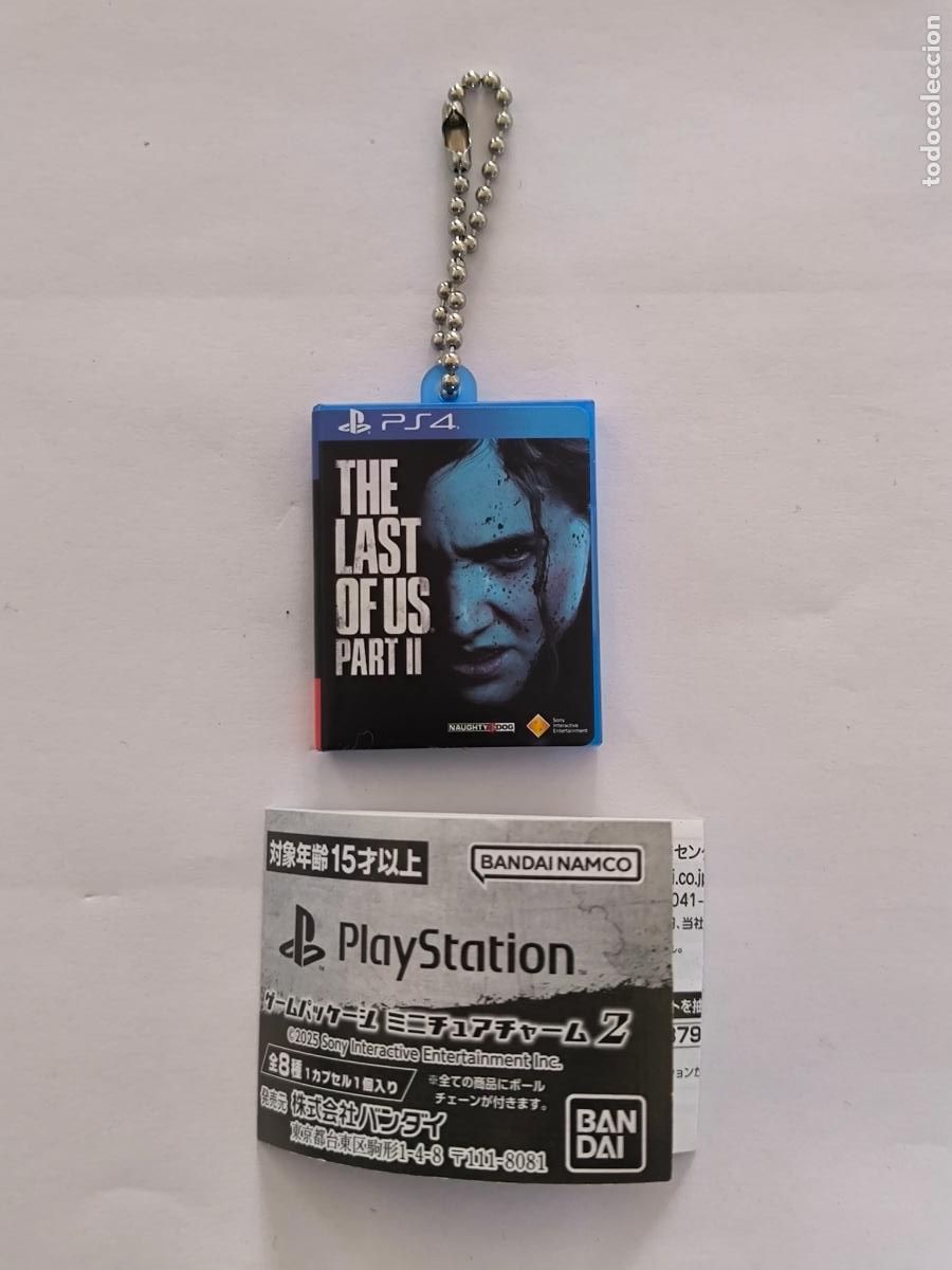 Coleccionismo de llaveros: GASHAPON LLAVERO PS4 THE LAST OF US PART II - KEYCHAIN / CHARM - BANDAI PLAYSTATION - JAPON (094Bw)