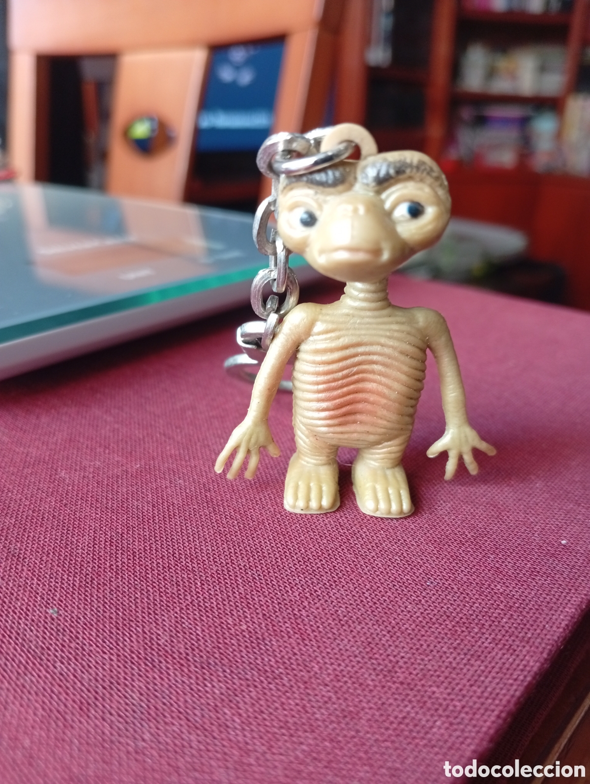 Coleccionismo de llaveros: LLAVERO MU&Ntilde;ECO FIGURA GOMA E.T. E T ET EL EXTRATERRESTRE