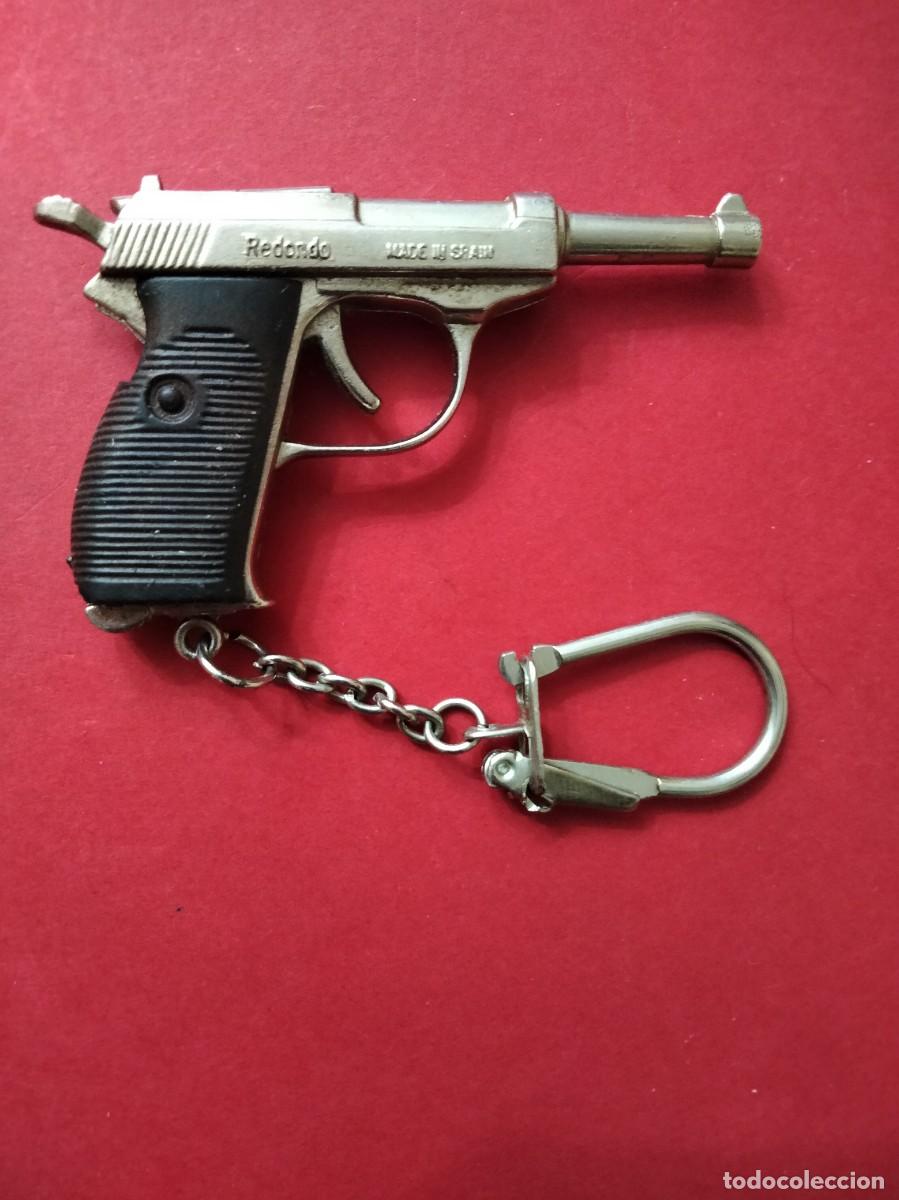 Coleccionismo de llaveros: Llavero pistola Redondo - Foto 1