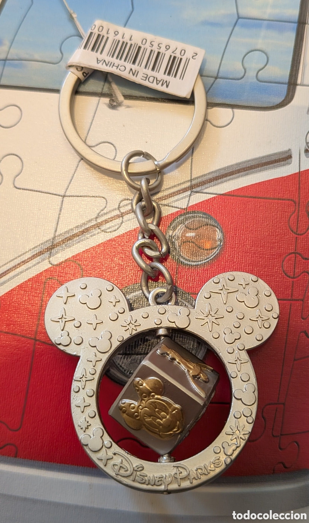 Coleccionismo de llaveros: Llavero Giratorio Disney Parks - MICKEY MOUSE - Metal y Relieve