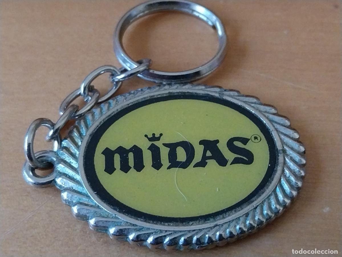 Coleccionismo de llaveros: MIDAS LLAVERO METAL CROMADO 4.42X3.48CMS TALLER MEC&Aacute;NICO VINTAGE