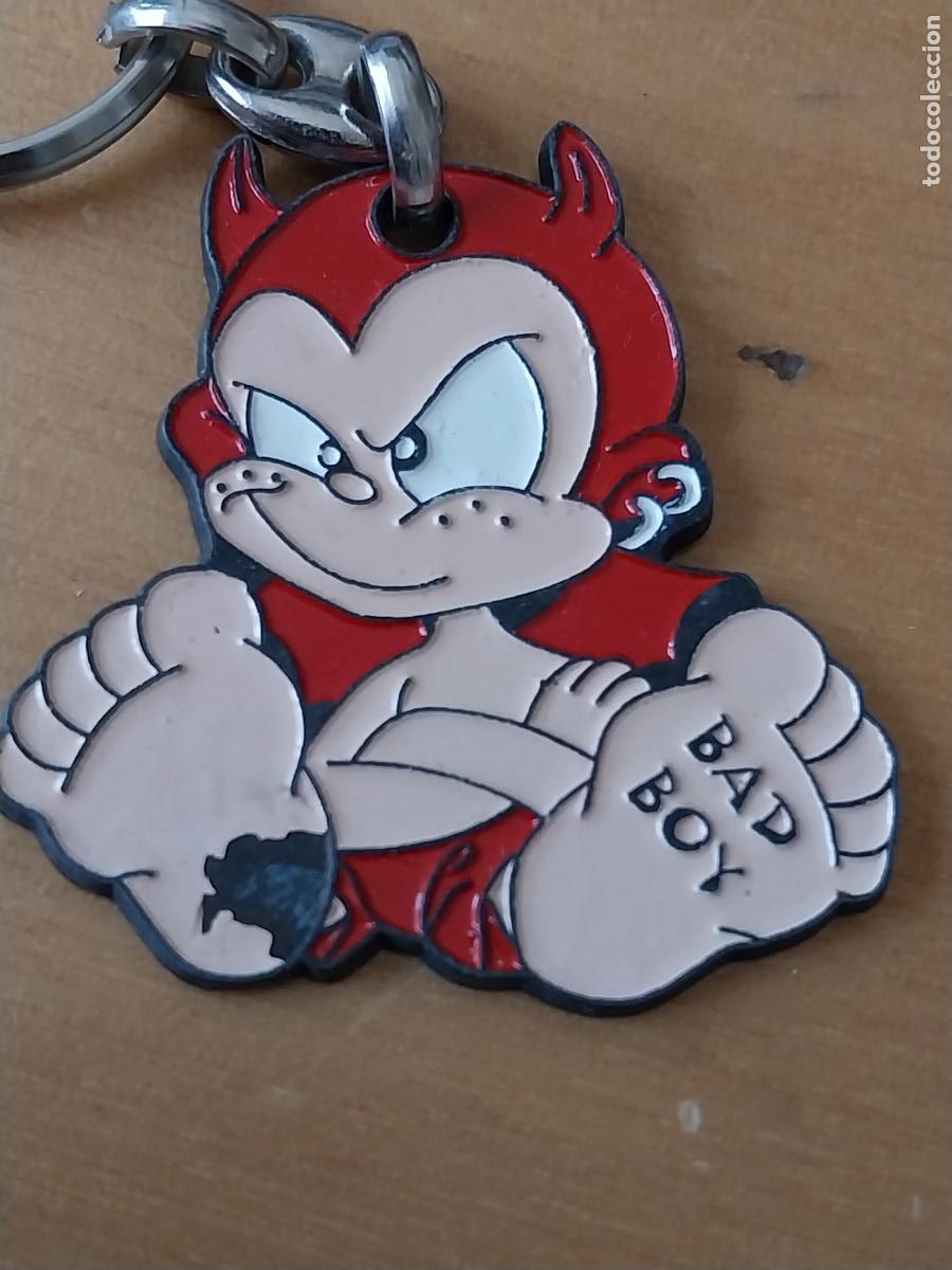 Coleccionismo de llaveros: BAD BOY DIABLILLO DEMONIO LLAVERO 4.89CMS ALTO USADO