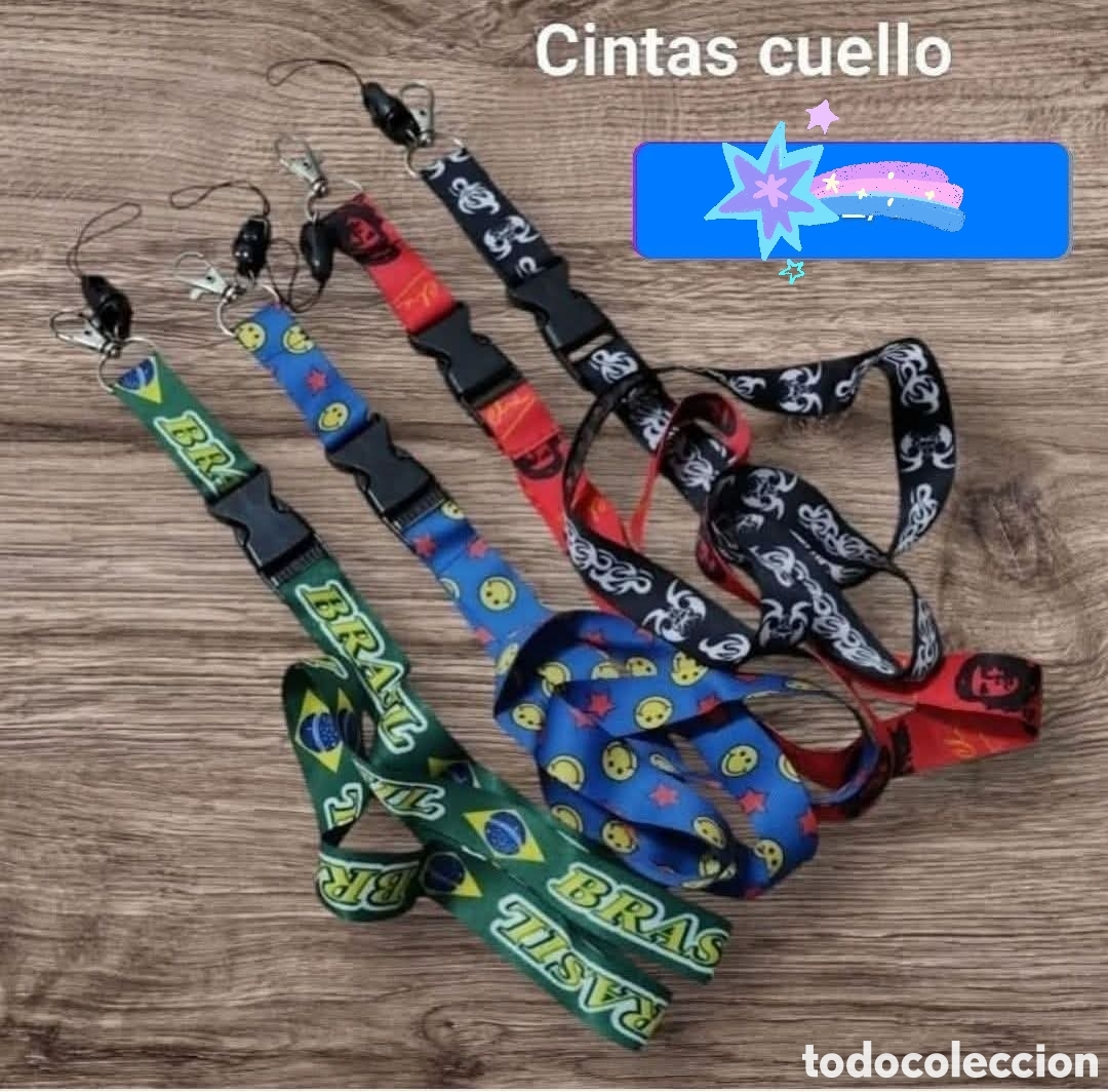 Coleccionismo de llaveros: :::: TB16 - LOTE CINTAS CUELLO LLAVEROS