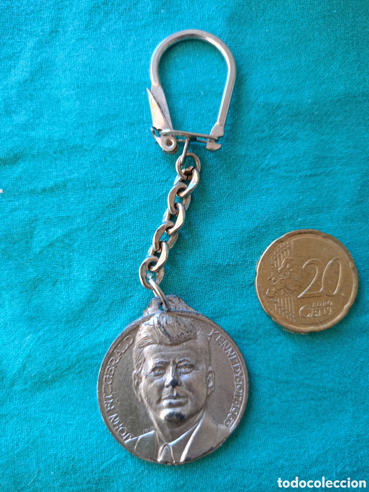 Coleccionismo de llaveros: LLAVERO JOHN KENNEDY Y ROBER KENNEDY