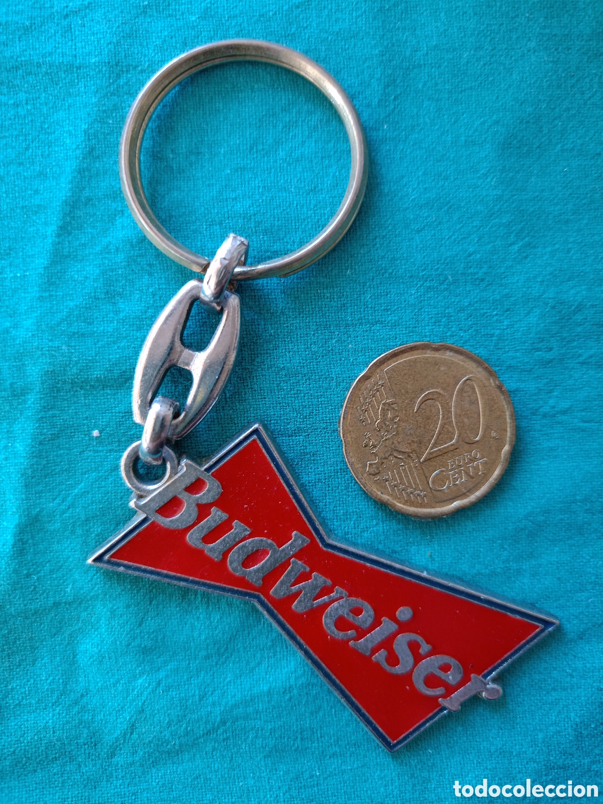 Coleccionismo de llaveros: LLAVERO CERVEZA BUDWEISER - Foto 1