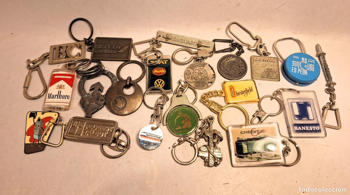 Coleccionismo de llaveros: Lote de 20 Llaveros publicitarios - Foto 1