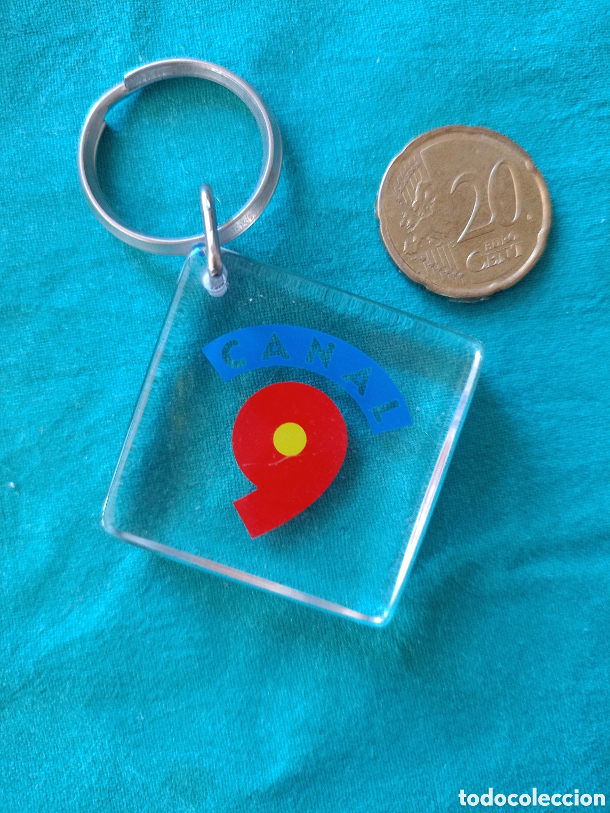 Coleccionismo de llaveros: LLAVERO CANAL 9 METACRILATO