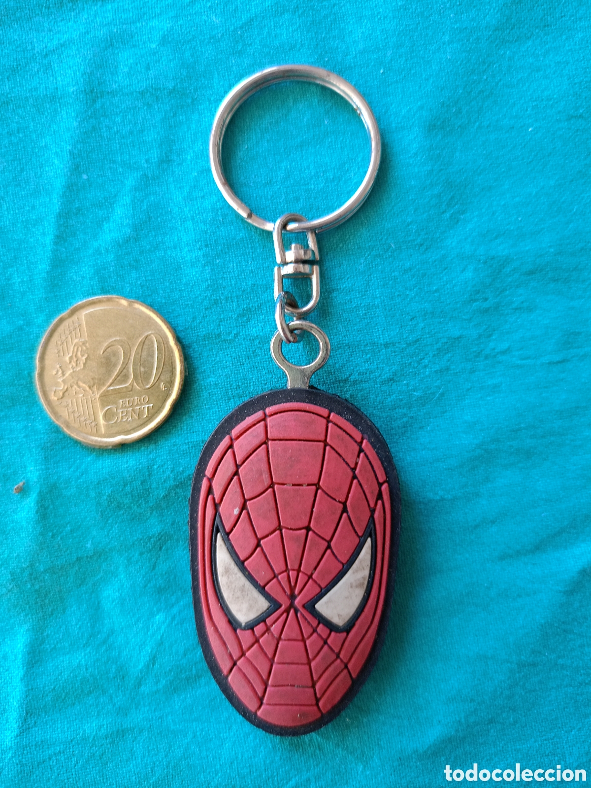 Coleccionismo de llaveros: LLAVERO SPIDERMAN GOMA