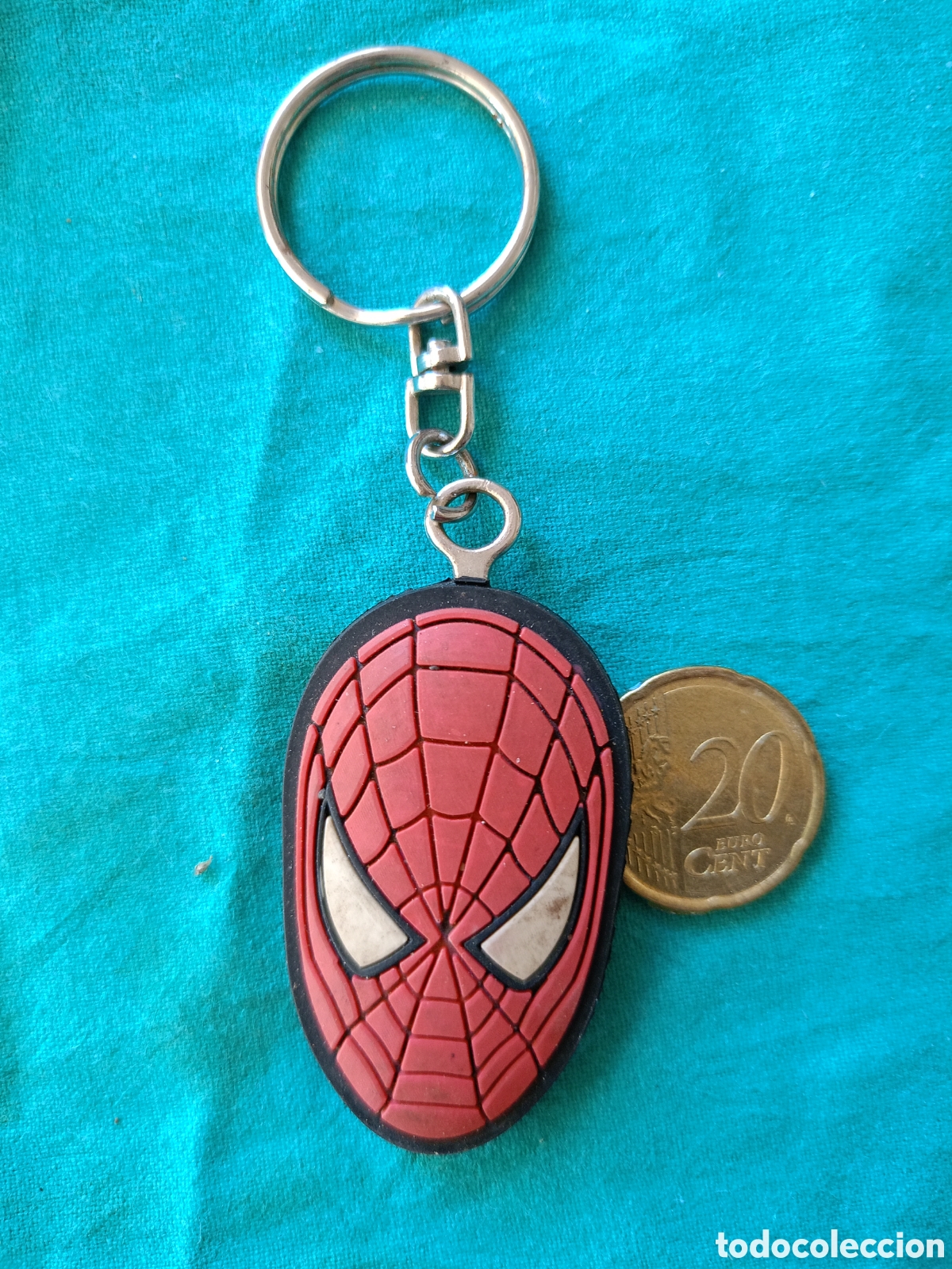Coleccionismo de llaveros: LLAVERO SPIDERMAN GOMA - Foto 2