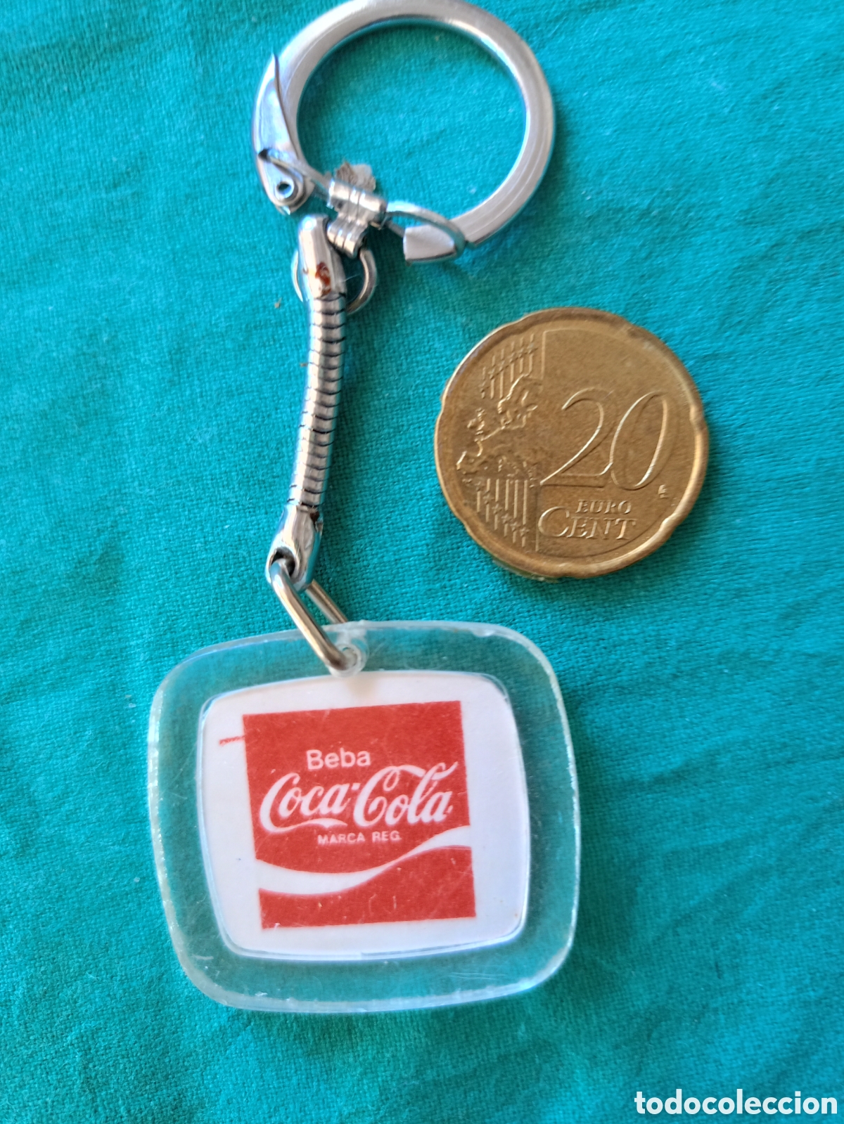 Coleccionismo de llaveros: LLAVERO COCA-COLA PL&Aacute;STICO - Foto 1