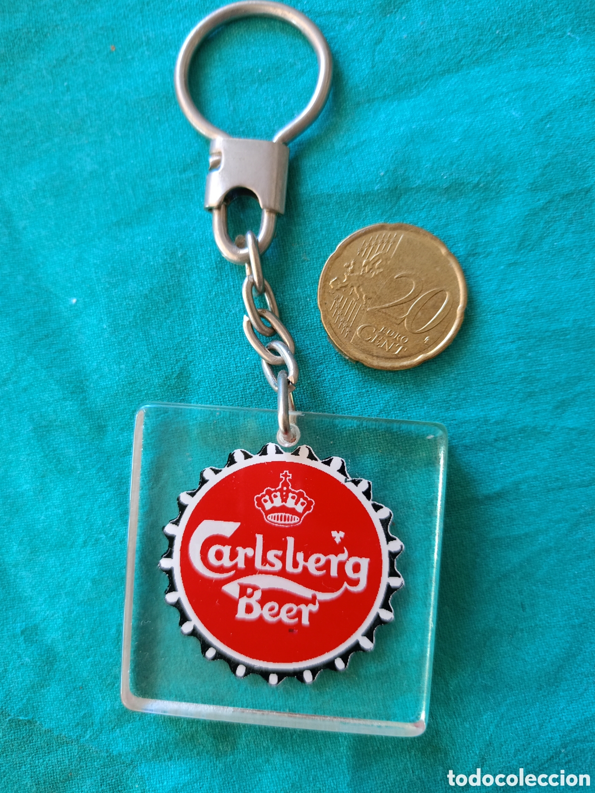 Coleccionismo de llaveros: LLAVERO CERVEZA CARLSBERG - Foto 1